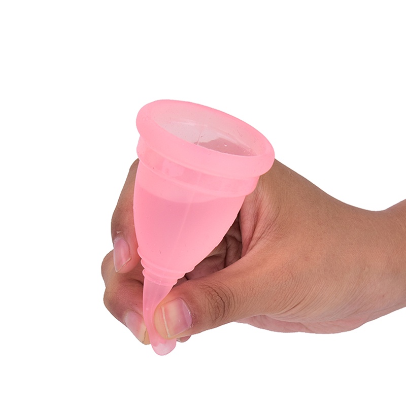 Bộ 2 Cốc Nguyệt San Bằng Silicon Mềm Có Thể Tái Sử Dụng