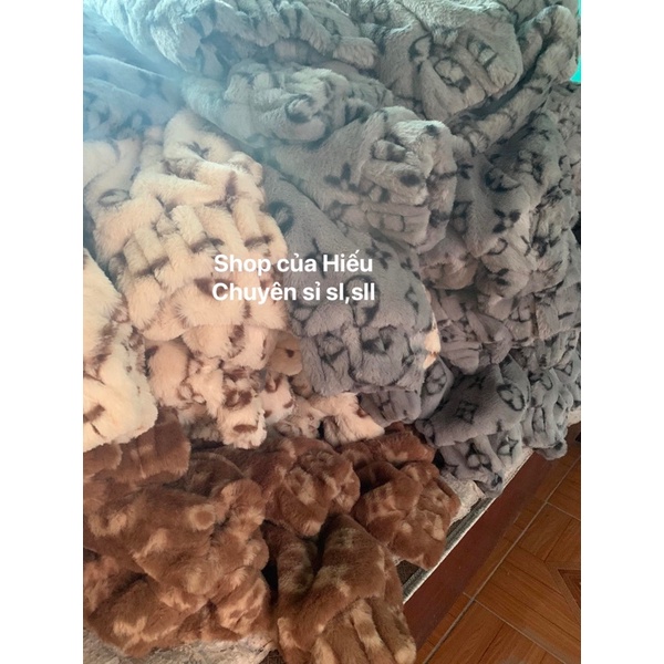 Áo khoác lông lv có mũ 2 lớp và áo khoác lông hoạ tiết báo 2 lớp