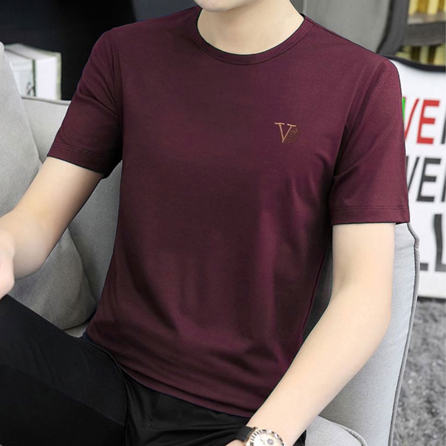 Áo thun thời trang nam cổ tròn mát lạnh CUO10 | BigBuy360 - bigbuy360.vn