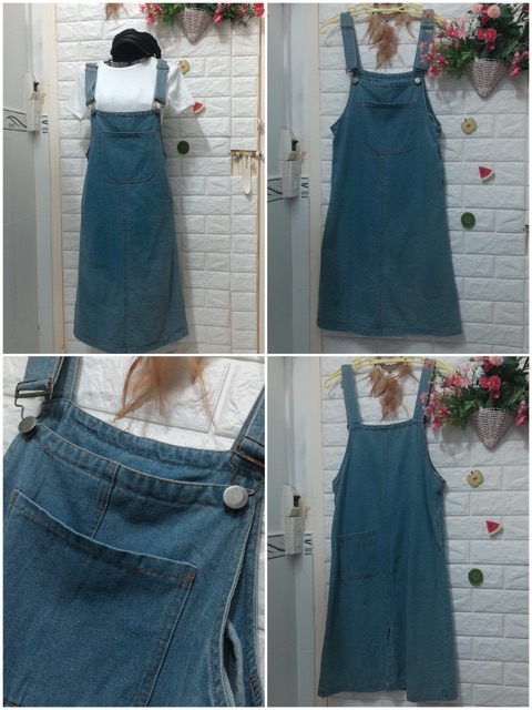 Yếm jean xịn xò ulzzang dưới 60 kg | BigBuy360 - bigbuy360.vn