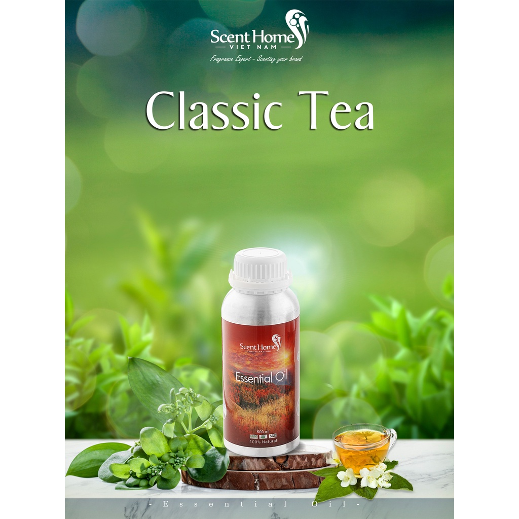 [Chính hãng] Tinh dầu Classic Tea - ScentHomes (Classic Tea - 50ml,100ml,250ml)