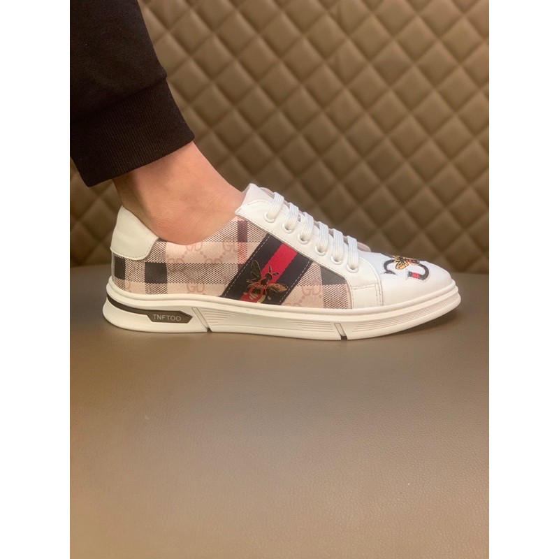 Giày thể thao/sneaker nam Gucci GG da thật cao cấp mẫu mới 2021 phong cách cá tính