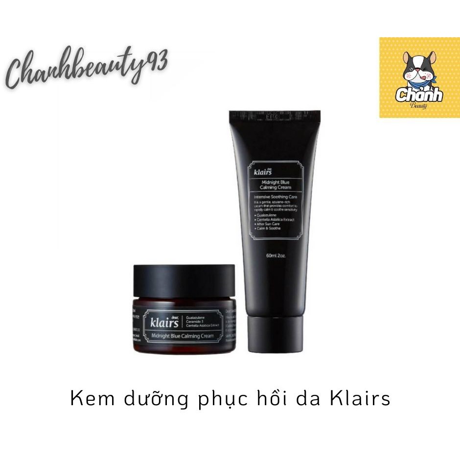 Klairs - Kem Dưỡng Phục Hồi Da Midnight Calming Klairs