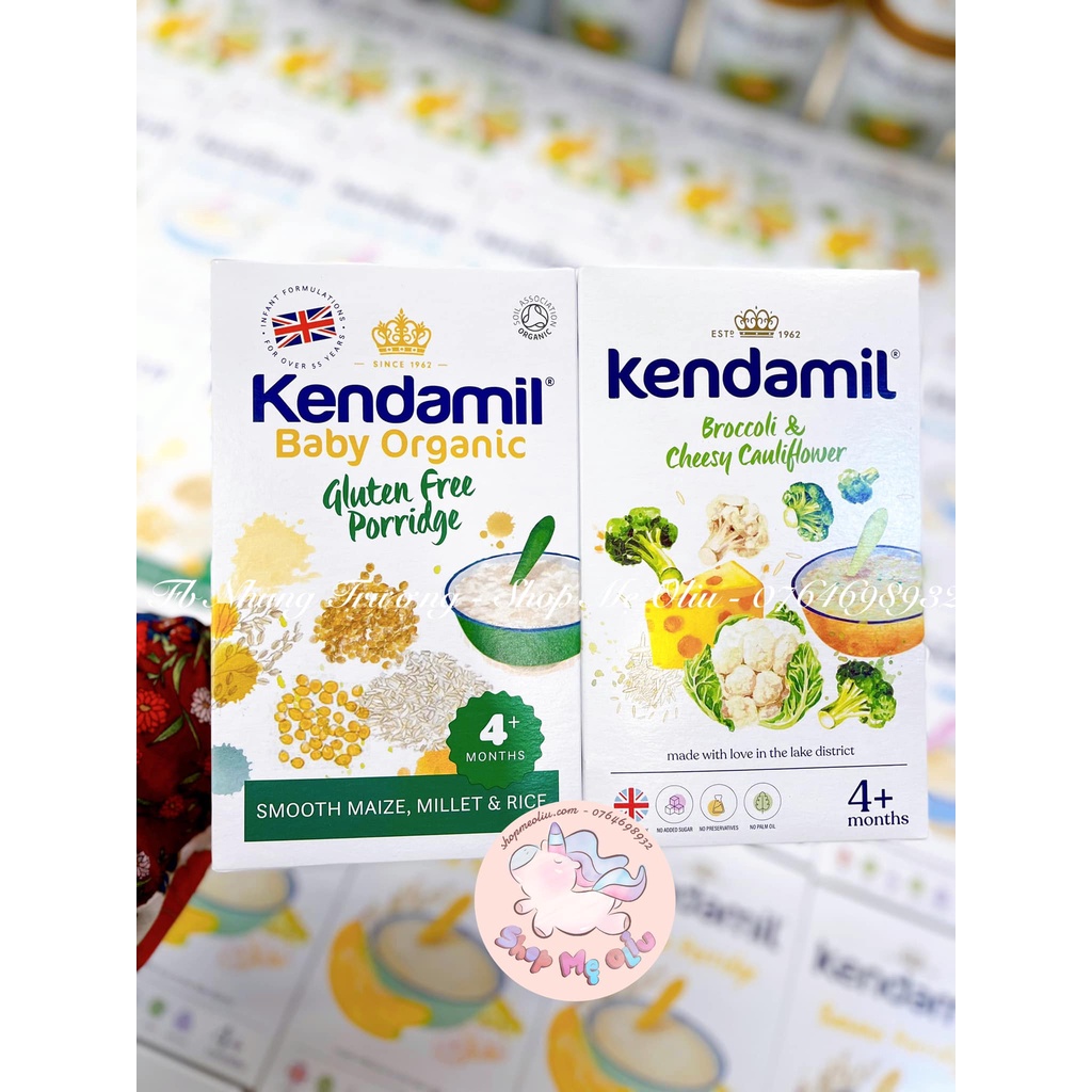 [ĐỦ BILL] Bột ăn dặm Kendamil 150g cho bé từ 4 tháng