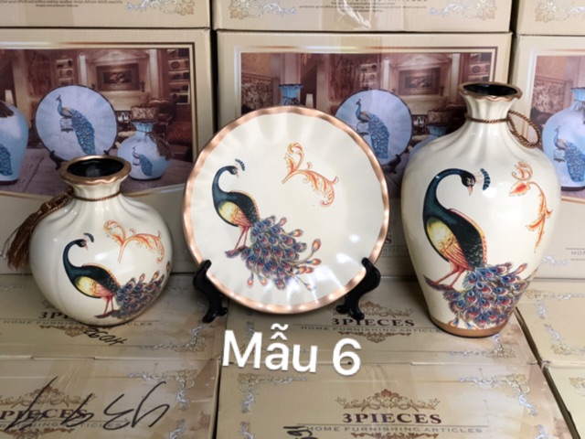 Set đĩa bình decor Hút lộc (20 mẫu)