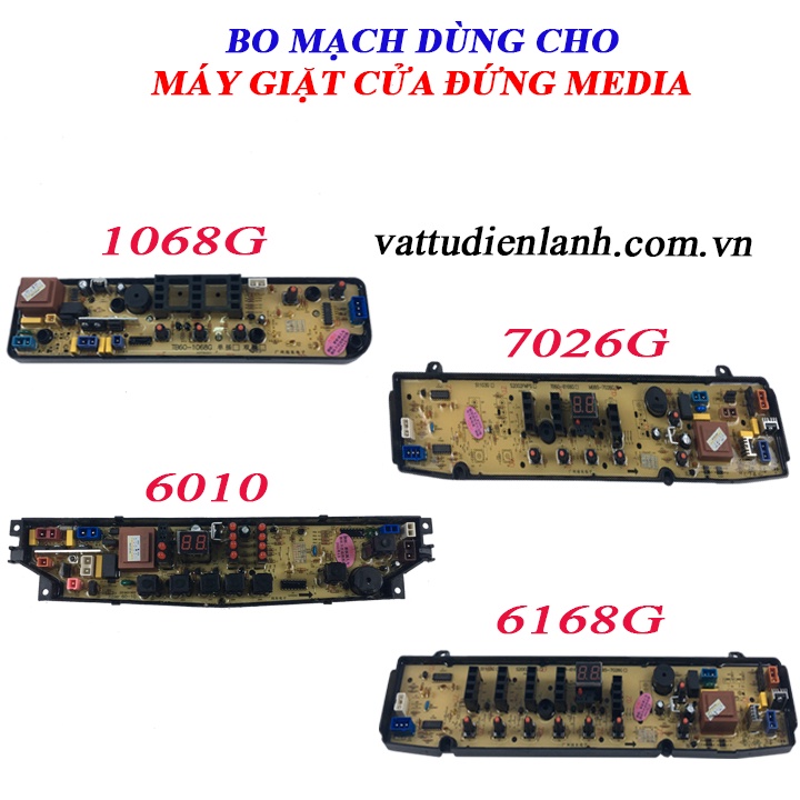 Bo Mạch Dành Cho Máy Giặt Cửa Đứng Media