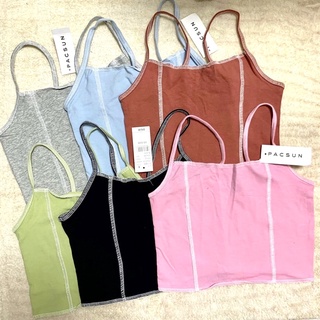[FREESHIP + ẢNH THẬT] Áo 2 dây croptop Pacsun xuất xịn