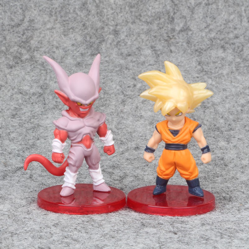 Lẻ Mô hình nhân vật 7 viên ngọc rồng Dragon Ball Son Goku chibi dễ thuong 6-7cm