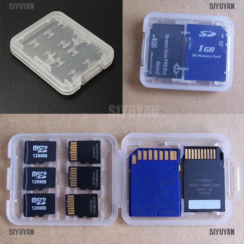 Hộp Đựng Thẻ Nhớ Micro SD TF SDHC MSPD 8 Ngăn
