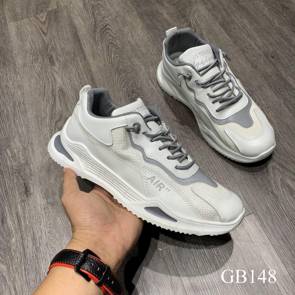 Giày Sneaker nam phong cách thể thao tăng chiều cao thoáng khí  - GB148