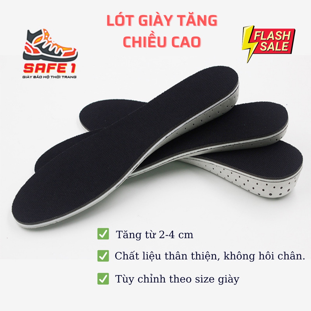 Lót Giày Tăng Chiều Cao Đến 2 - 4Cm Đủ Loại. Miếng Lót Độn Giày Tăng Chiều Cao Giúp Hack Dáng Cực Khét