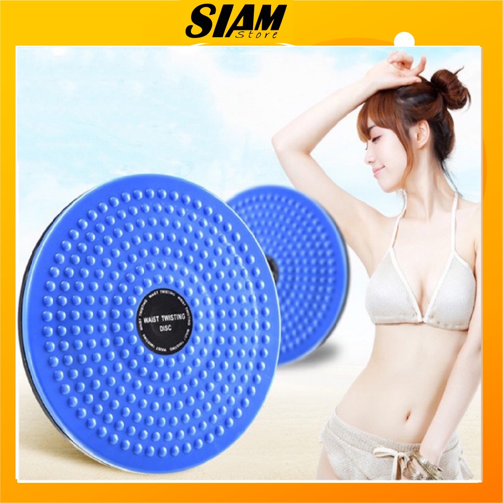 Đĩa Xoay Eo Tập Thể Dục 360 Độ Bàn Xoay Tập Cơ Bụng Eo Thon Giảm Cân Tại Nhà Phòng GYM Có Hạt Massage Bàn Chân Cực Tốt