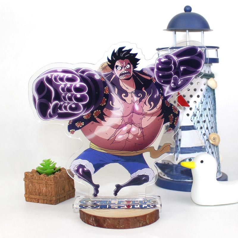 Standee One piece Luffy đảo hải tặc Tượng Acrylic Standee Anime mica chibi trang trí trưng bày mô hình