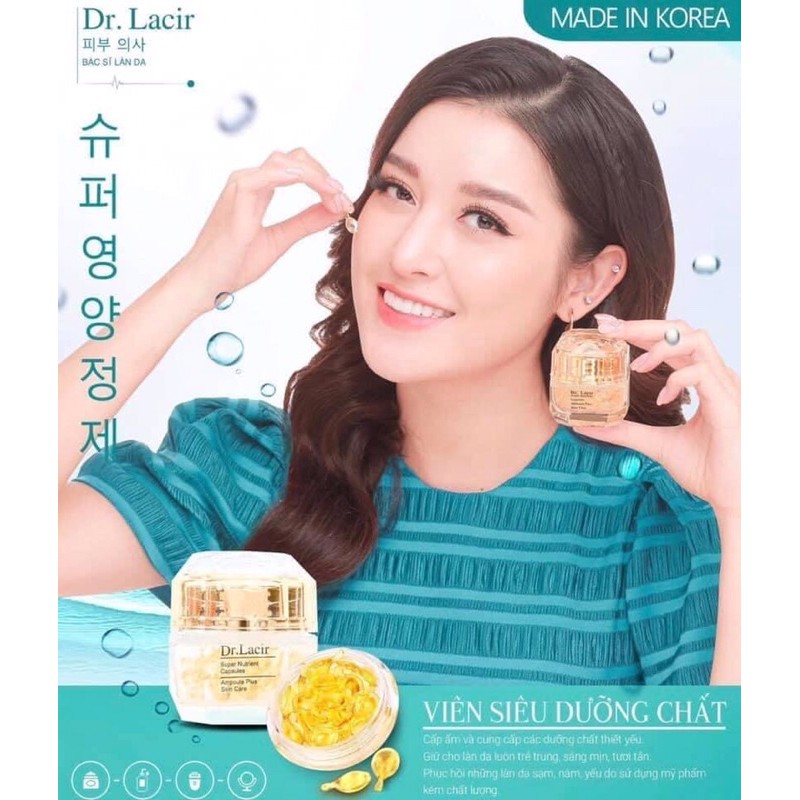 [tặng máy điện di ion]Viên Siêu Dưỡng Chất Phục Hồi Dr.Lacir