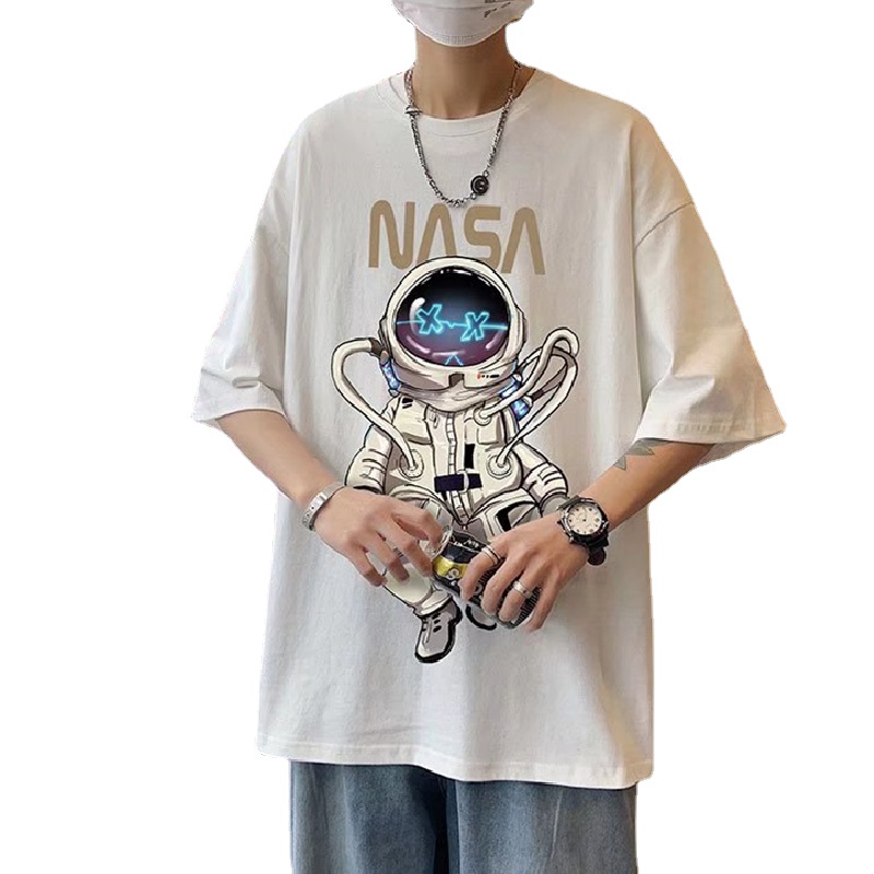 Áo Thun Tay Ngắn Cổ Tròn In Chữ M-8XL Thời Trang Mùa Hè Cho Nam