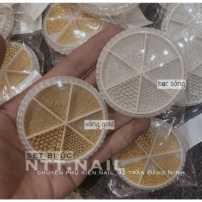 [Phụ Kiện Nail Chính Hãng] Set Bi Úc 6 Size Siêu Sáng