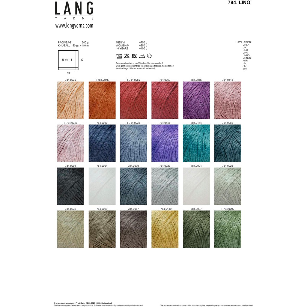 Cuộn Len Sợi Lanh Linen Lang Lino