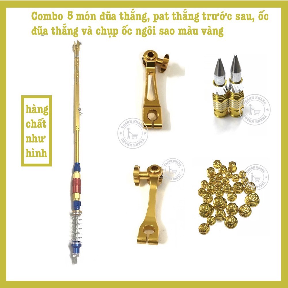 CB đũa thắng,pat thắng trước sau,ốc đũa thắng,chụp ốc ngôi sao màuvàng 006000170 006000249 006001477 006001274 006000560