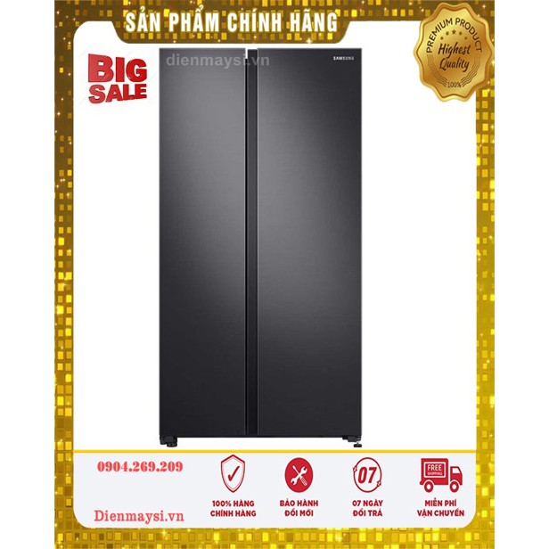 Tủ lạnh Samsung Inverter 647 lít RS62R5001B4/SV Mẫu 2019(Miễn phí giao tại HCM-ngoài tỉnh liên hệ shop)