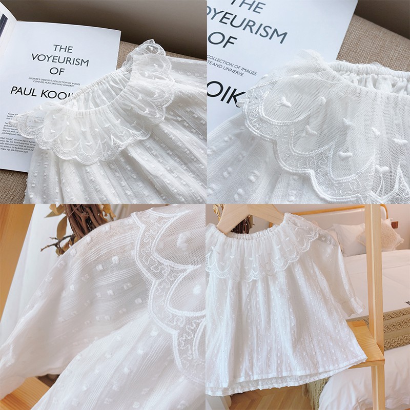 Áo thun dài tay thiết kế thời trang cho bé gái