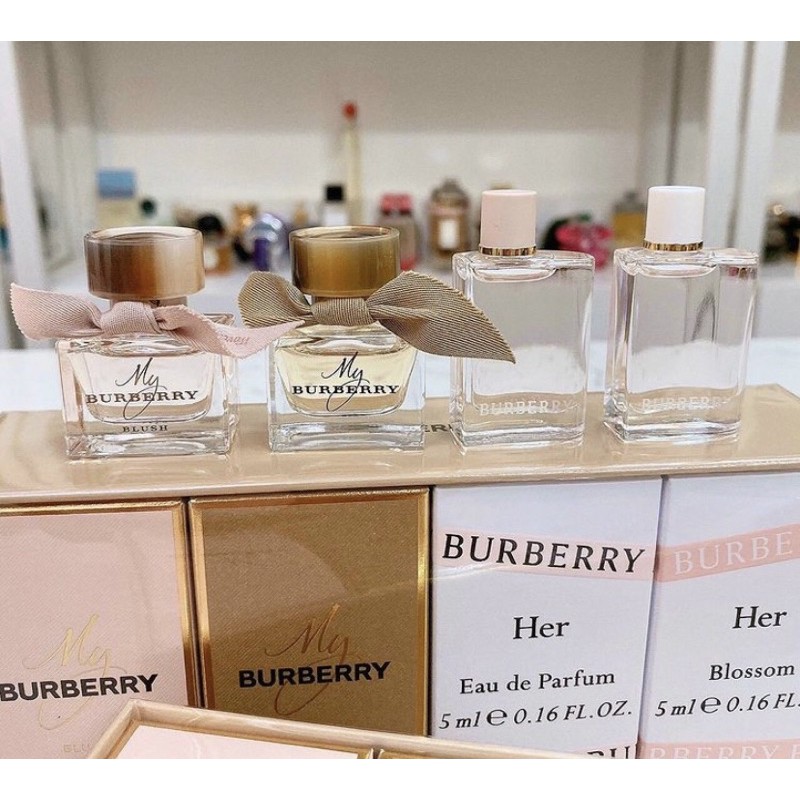 [SẴN] 𝐒𝐞𝐭 𝐪𝐮𝐚̀ 𝐭𝐚̣̆𝐧𝐠 𝟒 𝐜𝐡𝐚𝐢 𝐧𝐮̛𝐨̛́𝐜 𝐡𝐨𝐚 𝐦𝐢𝐧𝐢 𝐌𝐲 𝐁𝐮𝐫𝐛𝐞𝐫𝐫𝐲 [chính hãng] | Thế Giới Skin Care