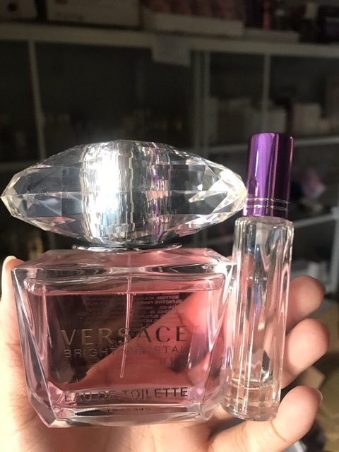 [𝘼𝙪𝙩𝙝] Nước hoa Nữ Versace Bright Crystal (5ml/10ml/20ml) +𝐉𝐮𝐥𝐲 𝐒𝐡𝐨𝐩+