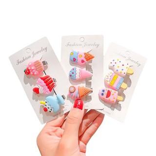 Sét 10 kẹp tóc hoạt hình đáng yêu cho bé