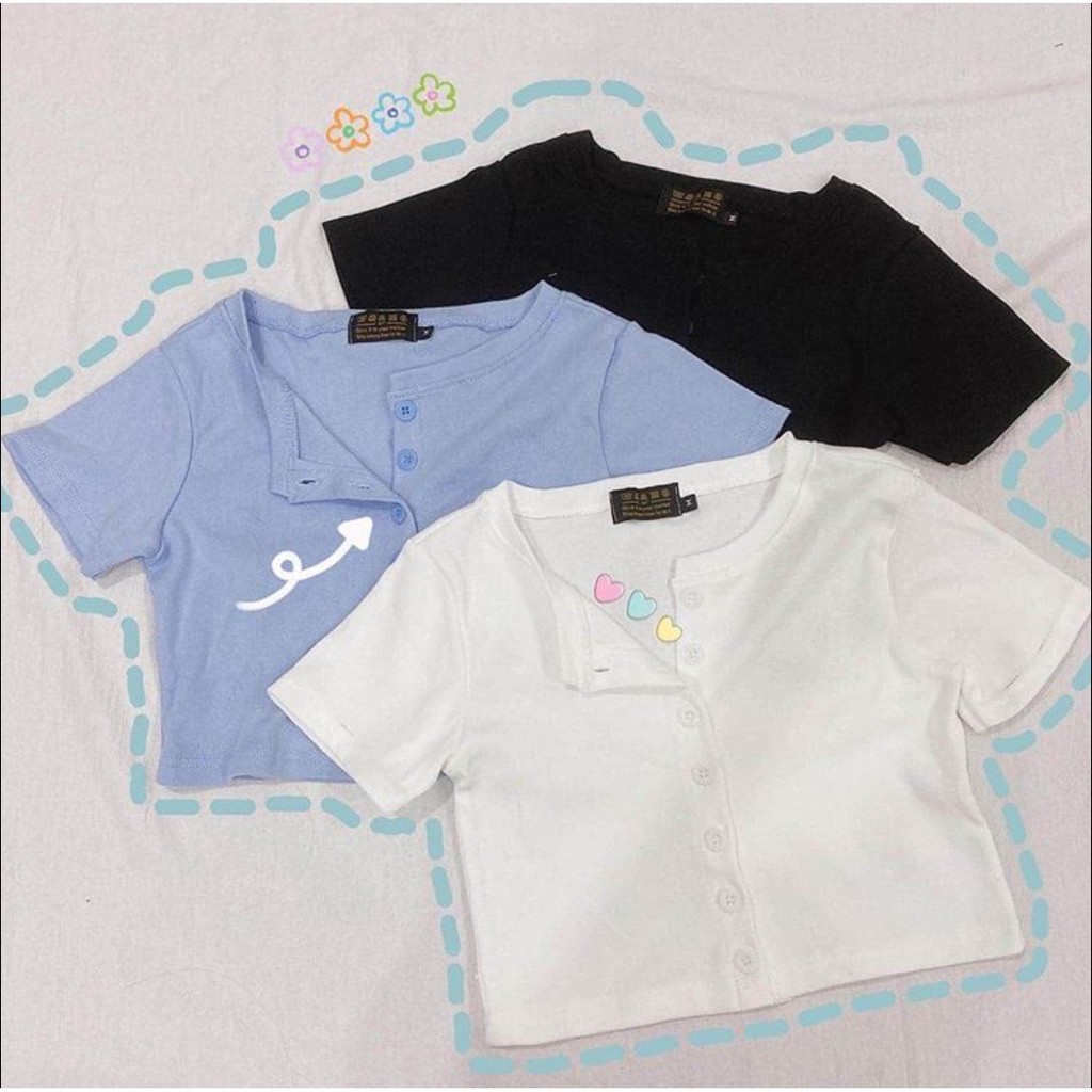 croptop cổ tim