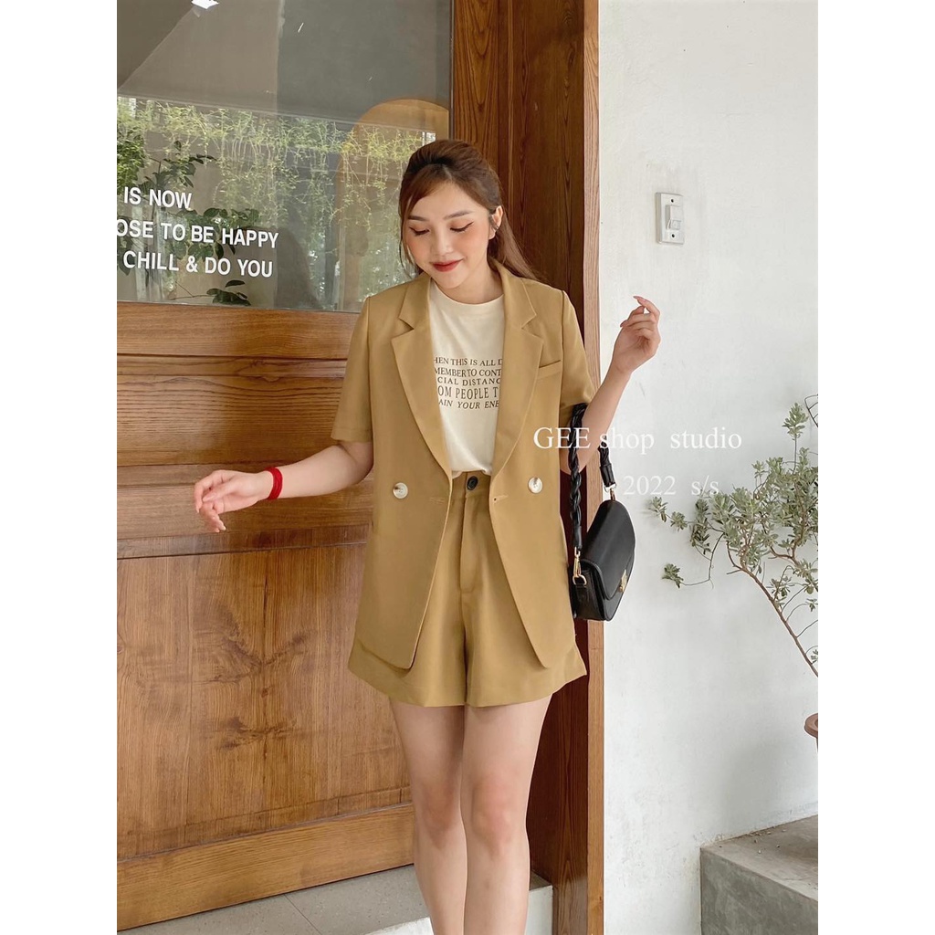 ÁO BLAZER SUMMER CỘC TAY - B2023 | BigBuy360 - bigbuy360.vn