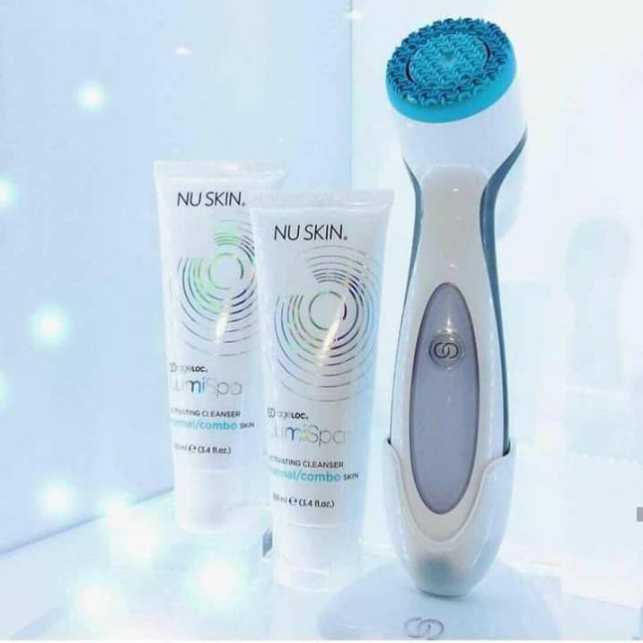 [CHÍNH HÃNG - GIÁ SHOCK] Máy Rửa Mặt Nâng Cơ Vi Diệu Ageloc Lumispa