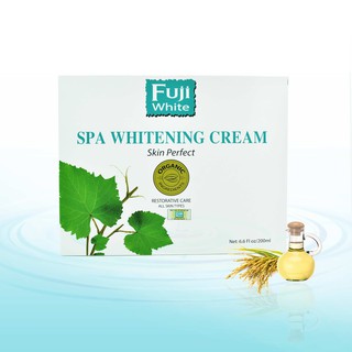 Kem tắm trắng toàn thân thảo dược Organic (Spa Whitening Cream) Fuji White 200ml an toàn cho da nhạy cảm