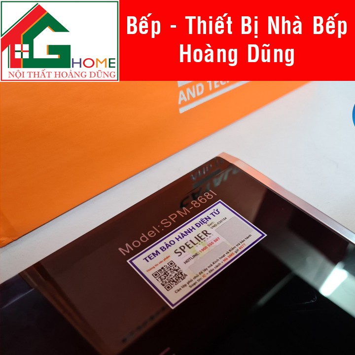 Bếp Từ Đôi, Hai Vùng Nấu Công Nghệ Đức Nhập Khẩu Nguyên Chiếc Malaysia Spelier 868i Plus