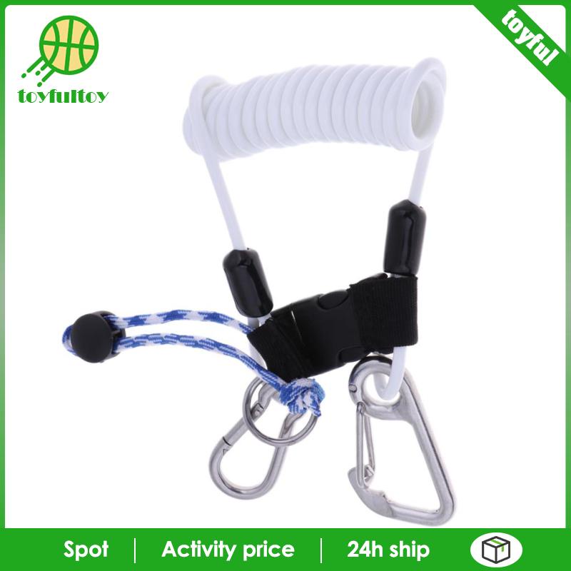 Dây Lò Xo Có Kẹp Chuyên Dụng Cho Máy Ảnh / Đèn Lặn