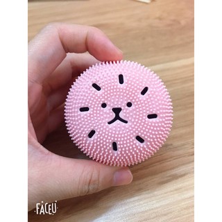 Cọ massage và rửa mặt bạch tuộc ( Màu hồng )