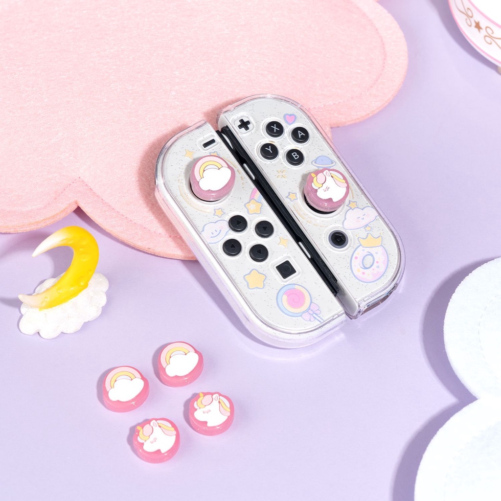 Nắp Đậy Nút Điều Khiển Tay Cầm Chơi Game Nintendo Switch Oled Và Switch Lite Màu Cầu Vồ