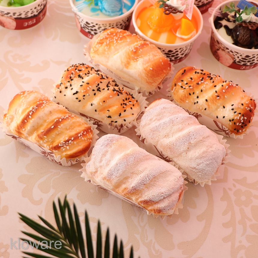 Bộ 6 Bánh Mì Nhân Tạo Bằng PU Hình Sesame Street Độc Đáo