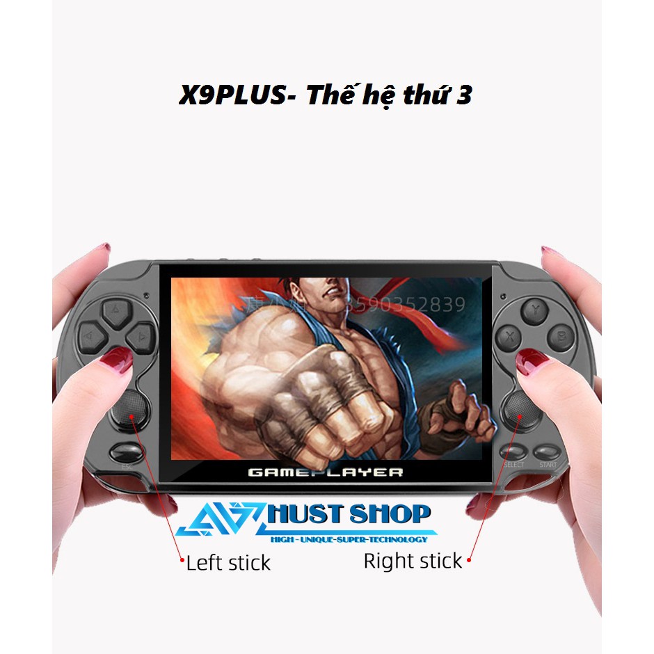 Máy Chơi Game Cầm Tay X9s Plus 16GB Tích Hợp Sẵn 10000 Games Thùng/GBA/GBC/NES/SNES/MD... | BigBuy360 - bigbuy360.vn