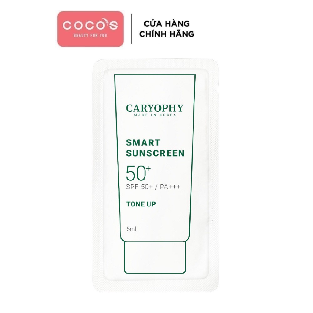 [Sample] Kem Chống Nắng Thông Minh Caryophy Smart Sunscreen Tone Up 5ml