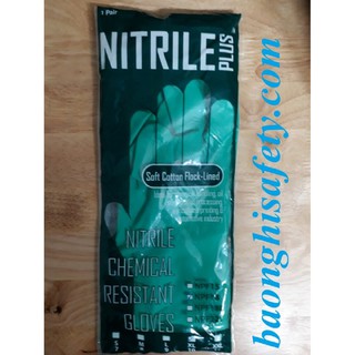 GĂNG TAY CHỐNG HÓA CHẤT NITRILE PLUS NPF18