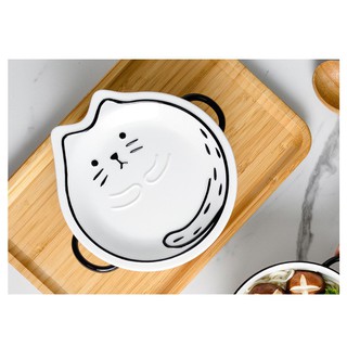 Tô mì có nắp, tô canh, bát đĩa gốm sứ 2in1 hình con mèo PUSHEEN – phong cách Nhật Bản cao cấp nhập khẩu