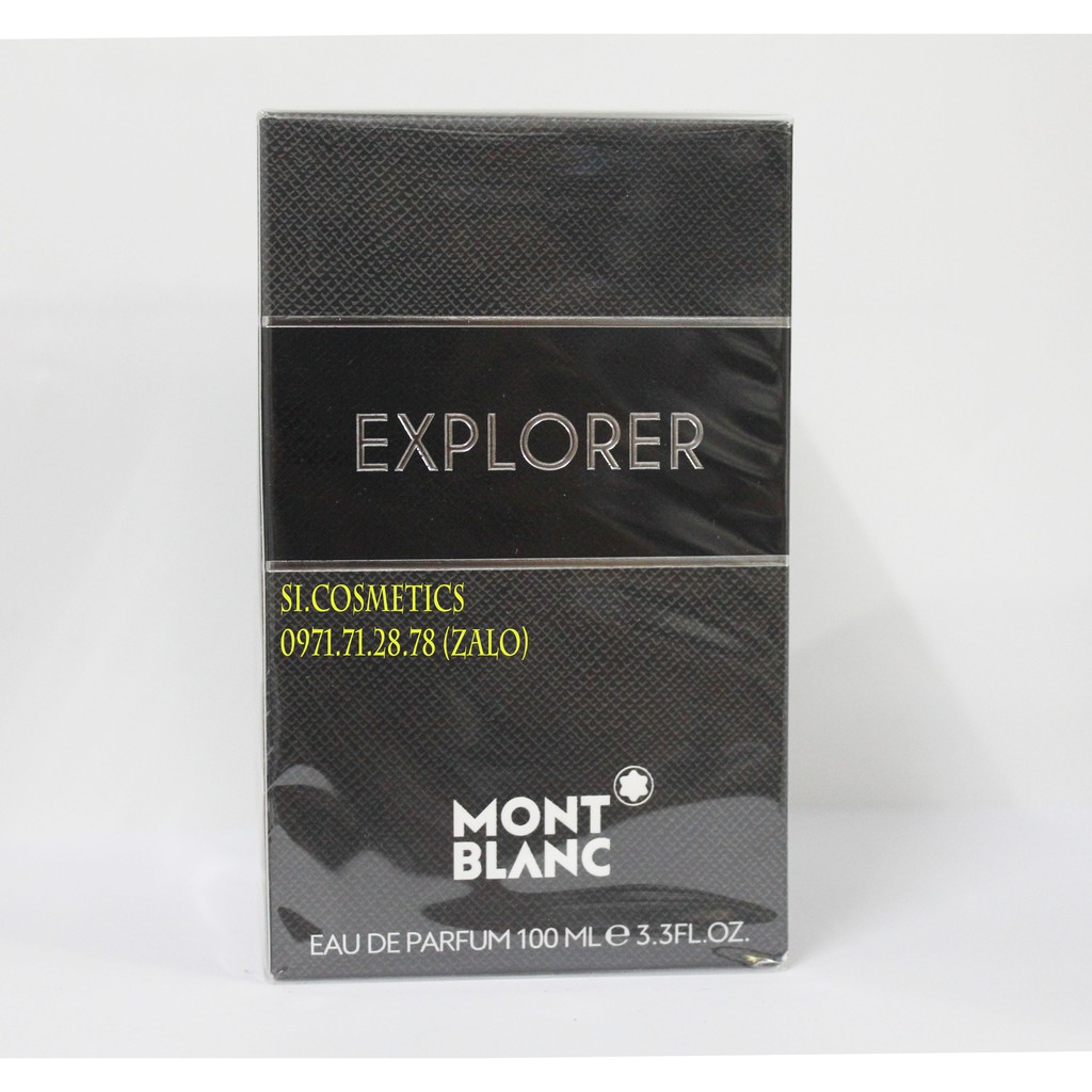 [ Rách seal ] Nước hoa Nam Mont blanc Explorer 100ml