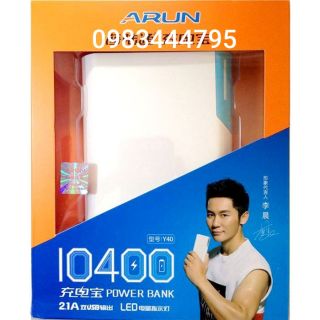 Sạc dự phòng arun 10400 mah