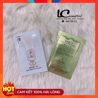 Sữa rửa mặt Đông Y Whoo Hydrating Foam Cleanser gói 3ml