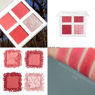 Bảng Phấn Má 4 Ô Makeup Revolution Pro 4K Blush Palette
