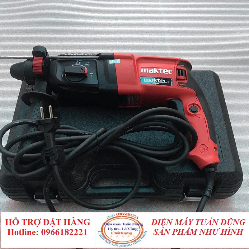 Máy khoan bê tông Maktec 2 - 26 100% dây đồng tem chữ nổi cao cấp