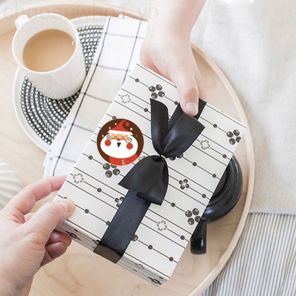 Nhãn dán trang trí Album ảnh chủ đề giáng sinh DIY