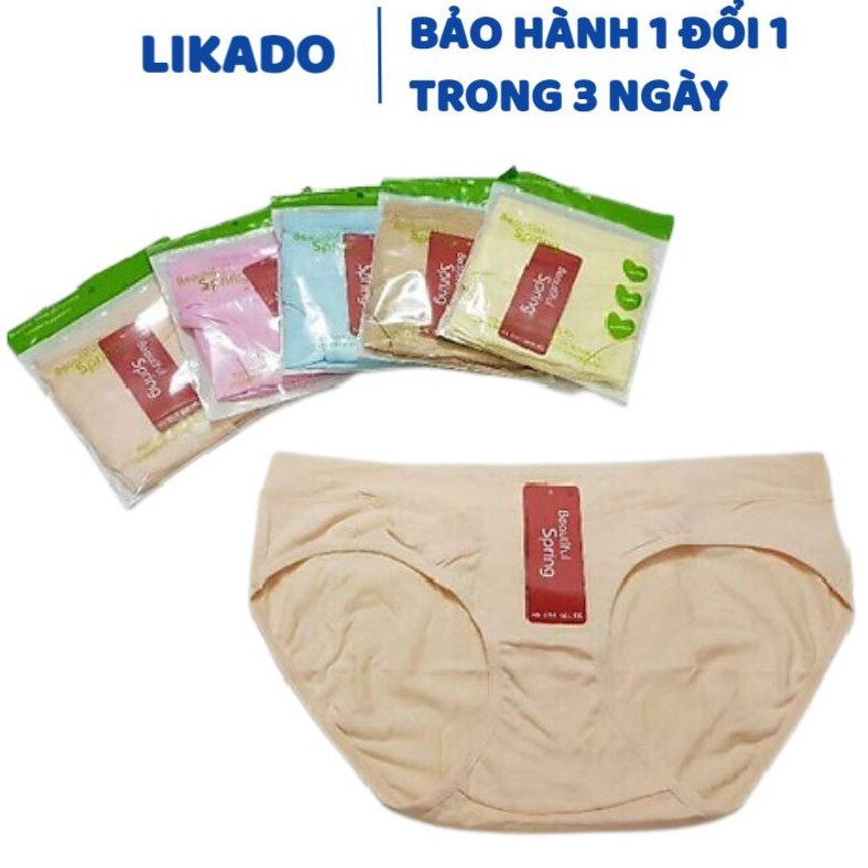 Quần lót bầu cotton thấm hút tốt (nhiều màu)