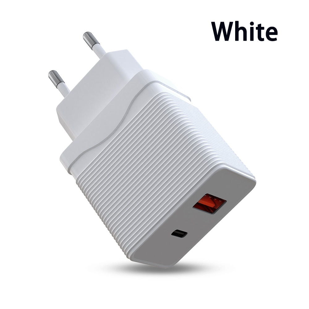 Bộ sạc nhanh Rock Wall Charger QC 3.0 4.0 20W phích cắm Châu Âu cho điện thoại Samsung Xiaomi