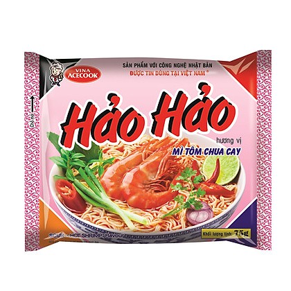 Combo 10 gói mỳ tôm Hảo Hảo 75g
