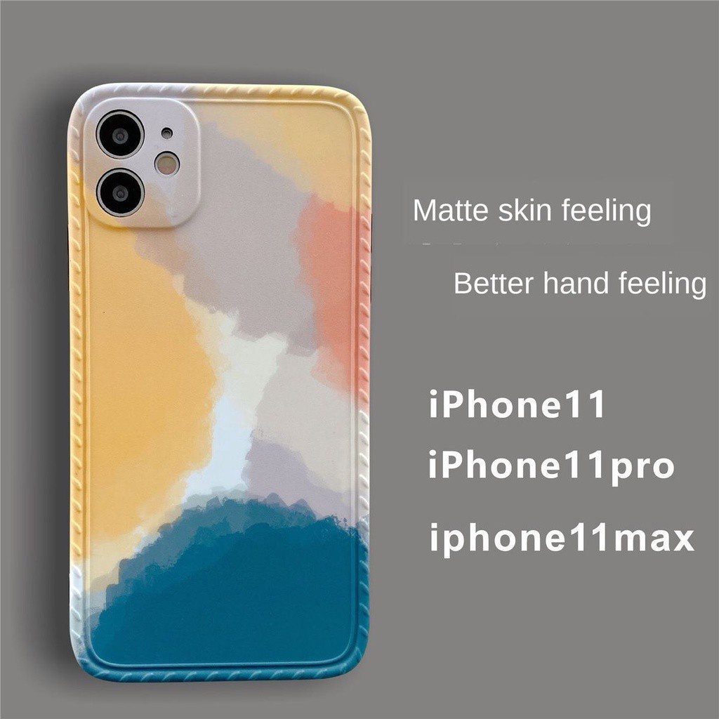 Ốp điện thoại silicon dẻo in hình màu Wy25 cho iphone 12 Pro Max 12 Mini 11 Pro Max XS Max XR X 8 Plus 7 Plus SE 2020